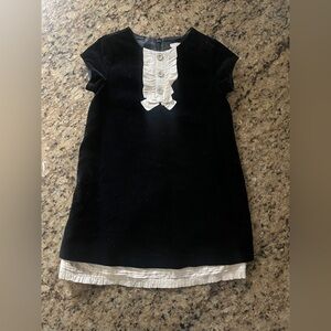 Black and Velvet dress 3T